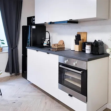 Alfa Mikroapartment 2 Betten Küche Bad L Smarttv Wifi L Porsche&bosch L 2 Beds Kitchen Bath Bs21a2 Apartment *